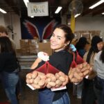 Lorenza Izzo Instagram - Happy #NationalVolunteerMonth! I volunteered with @FeedingAmerica and the @LAFoodbank - It’s fun, fulfilling, and food banks need our help. You too can #volunteer with Feeding America and help #makeadifference - contact your local food bank to learn more about opportunities. 🥔