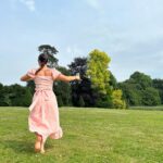 Lorenza Izzo Instagram – Drank champers and frolicked in the sprawling gardens of Yeovil, didn’t I?
