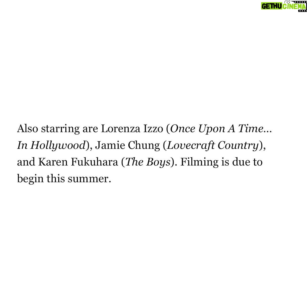 Lorenza Izzo Instagram - Never been prouder of an announcement post! So incredibly excited for @sophhreshh 🚀 and the entire team of our Stone Cold Fox— What a dream to get to work with your very talented friends and icons, LFG!!!🦊