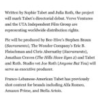 Lorenza Izzo Instagram - Never been prouder of an announcement post! So incredibly excited for @sophhreshh 🚀 and the entire team of our Stone Cold Fox— What a dream to get to work with your very talented friends and icons, LFG!!!🦊