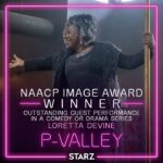 Loretta Devine Instagram – Whoop! Thank you all sooooo much!! Thanks to everyone at @pvalleystarz and the @naacpimageawards