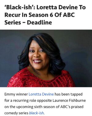 Loretta Devine Instagram - Excited to be doing some episodes of @blackishabc 🙌🏿 👸🏿