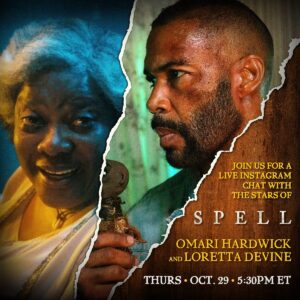 Loretta Devine Instagram - Tomorrow at 2:30 pm PST / 5:30 pm EST IG Live with @omarihardwickofficial talking SPELL 🔮