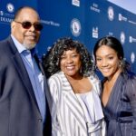 Loretta Devine Instagram - With my husband and my homegirl @tiffanyhaddish at the Dodgers Blue Diamond Gala #goblue