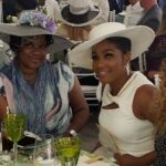 Loretta Devine Instagram - A moment with friends at Tyler’s incredible gospel brunch. Is always wonderful. We rocking our hats . Amen. God’s got us.
