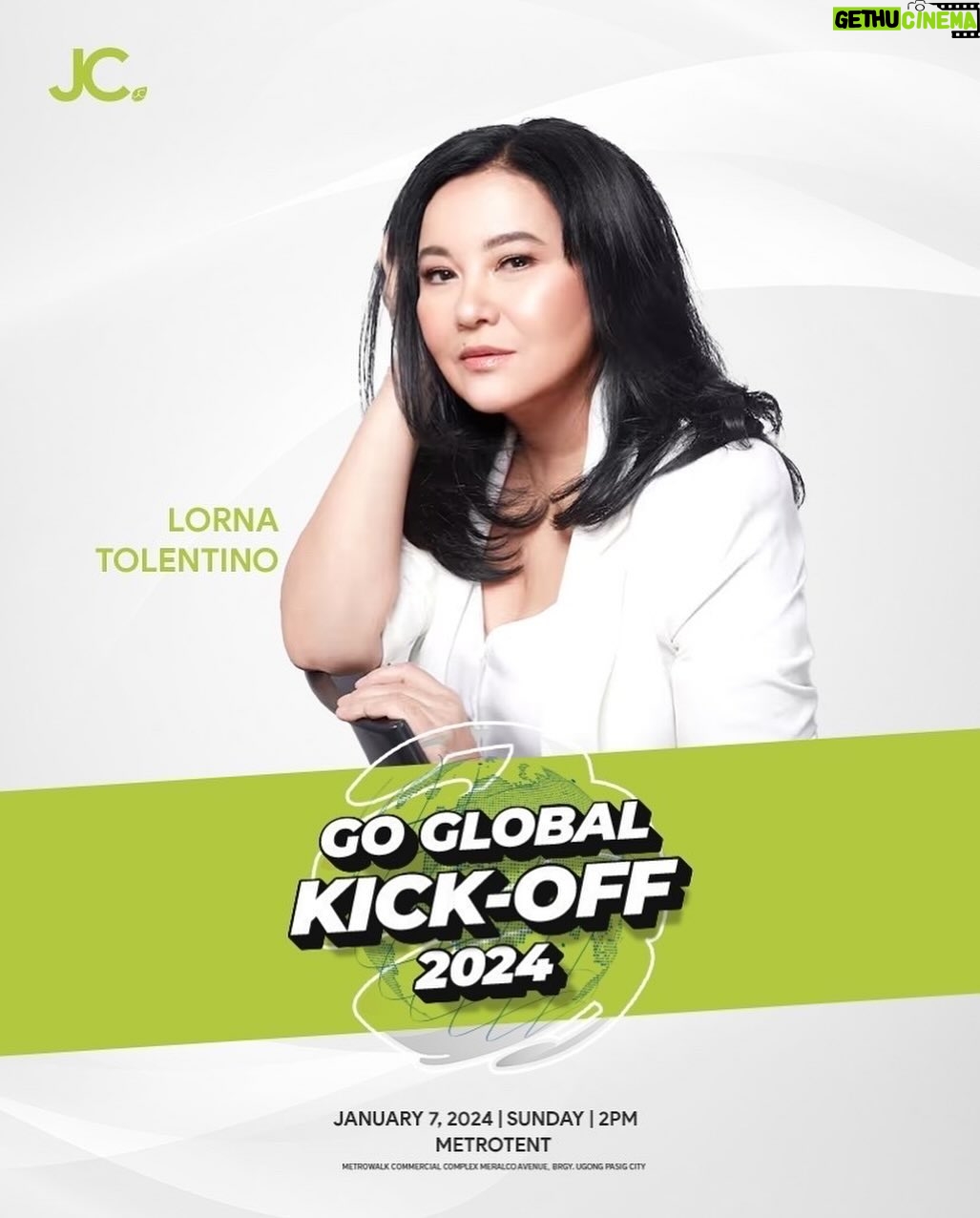 Lorna Tolentino Instagram - See you all this January 7, 2024, 2PM at Metrotent! ❤️for JC’s Exclusive Kick-off Event. @jc_premiere @mrjonathanso @carlmacadangdang #JCGoGlobalKickOff #IChooseJC #JCGoGlobal