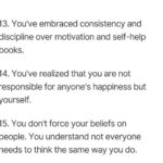 Lorna Tolentino Instagram – Be private. Vibe alone. Grow in silence.
Here are 15 signs you are mentally stronger than you think.
