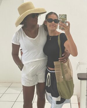 Lorraine Toussaint Instagram - Exploring with my favorite girl.