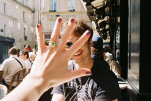 Louisa Connolly-Burnham Instagram - we got our paris film developed 🥹💍🇫🇷