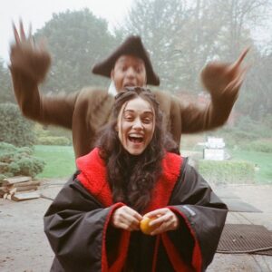 Louisa Harland Instagram - with Nell and I