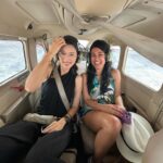 Louise Wong Instagram - You scream, I scream. 🛩️🤭🙌🏼✨ #girlsjustwannahavefun #iwillmissyoumyfriend🫂❤️