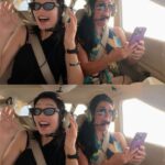 Louise Wong Instagram - You scream, I scream. 🛩️🤭🙌🏼✨ #girlsjustwannahavefun #iwillmissyoumyfriend🫂❤️