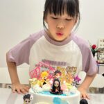 Louise Wong Instagram - HBD my little Affa👧🏻💖👩🏻 #🎂 #10yearsold #loveyou4ever #momanddaughter