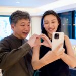 Louise Wong Instagram - Happy lil’ things 🦋🤍 Pic1:在導演會活動中的是枝裕和導演非常配合令到畫面突然變得好可愛xD Pic6-8: Finally meet again after 4.5months . 👦🏻❤️👩🏻 #throwback #April #blessed