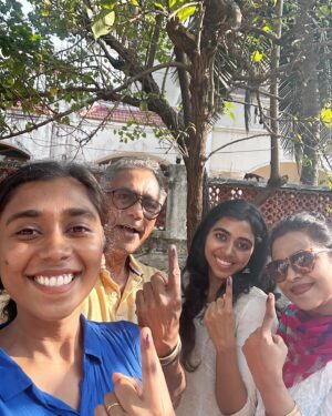 Lovelyn Chandrasekhar Instagram - Casted my first vote ☝🏽