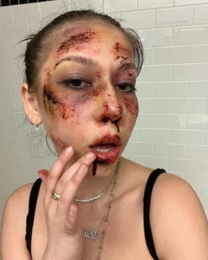LuLu Lambros Instagram - Ultraviolence🔪 makeup by me