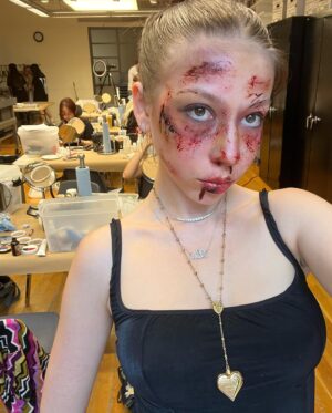 LuLu Lambros Instagram - Ultraviolence🔪 makeup by me