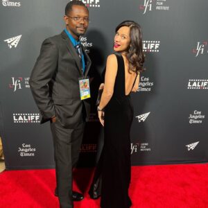 Luciana Faulhaber Instagram - LET’S GO AGAIN 🎢🎬🍿

Thank you to all the lovely attendees that stopped by the box office during @laliff_ this year as @curtiskcase and I ran that house! (In style) 

#film #filmfestival #latinx #laliff #diversity #redcarpet #work #fun #friends #movies #popcorn