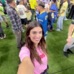 Luciana Sismondi Instagram - @cruzazul vs @clubamerica en la final del fútbol mexicano! 💥💥😮‍💨 Qué diversión ser parte de este día! Felicidades a los campeones!!