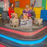 Luciana Sismondi Instagram - Un vistazo a lo que pasó hoy en @cuentameloyaof en donde estuve con ese equipo maravilloso y pude llevarles esta sorpresa como recordatorio del día, lugar y hora de los @latinamas! ⚡️¿Están listos para el evento que tendrá lo mejor de la música latina? Latin American Music Awards. Sábado 27 de abril a las 9pm por @canalestrellas!!!😮‍💨