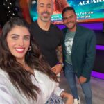 Luciana Sismondi Instagram - Haciendo eso que me hace tan feliz. Un día más en @programahoy pasando un gran rato. Gracias por la invitación!