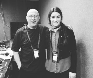 Lucie Jones Instagram - How was this 7 years ago? SEVEN! @eurovision @bbceurovision 

1- @manelnmusic ♥️ 
2- 12 points 🇦🇺 
3- @grahnort ♥️ 
4- @tvsrichardarnold 🇬🇧 
5- @kenbrucepopmaster 👑 
6- legends 🎤 
7- @melgiedroyc 🤩♥️😇
8- BTS 🎥 
9- Early in my @realscottmills love story 😻
10- legends on top building in BEAUT Ukraine 🇺🇦