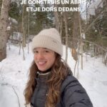 Lucie Rhéaume Instagram – Je construis un abris et je dors dedans! Un step-by-step guide pour la construction de ce mélange entre abris tombeau et quinzee (les conditions nous ont empêché de faire autrement)! Serais-tu game de l’essayer?⛺️ Rdv sur le lien dans ma bio pour voir l’expérience complète!

P.s.: À noter que cette expérience de survie extrême était encadrée par un guide et était dans le respect – survivre plusieurs jours en forêt nécessite d’apprendre à utiliser les éléments de la nature et des techniques traditionnelles comme celles-ci (expérience disponible au Centre Nature Kanatha Aki).🌲