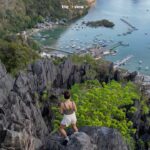 Lucie Rhéaume Instagram - 📍Taraw Cliff, El Nido Boy was i unprepared for this hike.🥵 Envoie ceci à la personne avec qui tu serais game de grimper cette montagne.⛰️