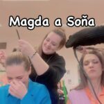 Lucie Vondráčková Instagram – Magda a Soňa na natáčení… zkouška textu dvou k smrti znepřátelených postav! 🎬@veronikacermakmackova @uliceserial @tvnovaofficial @fanclubulice