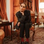 Lucrezia Guidone Instagram - Thank you @churchs for having me. It was an honor to be part of this magical night at Villa Wolkonsky breathing the timeless and iconic elegance of Church’s. #churchsshoes #adv #churchs