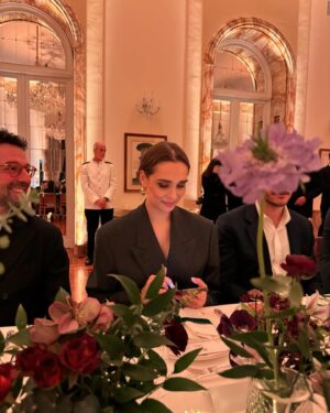 Lucrezia Guidone Instagram - Thank you @churchs for having me. It was an honor to be part of this magical night at Villa Wolkonsky breathing the timeless and iconic elegance of Church’s.

#churchsshoes #adv #churchs