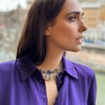 Lucrezia Guidone Instagram – Incredible day in Roma bella with the one and only @lucia_silvestri 💚 Thank you Lucia for sharing with me the powerful energy of your passion and creativity 🐍 

@bulgari
