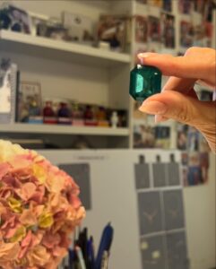 Lucrezia Guidone Instagram - Incredible day in Roma bella with the one and only @lucia_silvestri 💚 Thank you Lucia for sharing with me the powerful energy of your passion and creativity 🐍 @bulgari