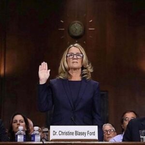 Lucy Walters Instagram - This is excruciating to watch. We believe you, Dr. Ford.
