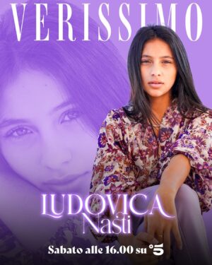 Ludovica Nasti Instagram - Una ragazza giovanissima, che è già un’attrice di successo: sabato a #Verissimo, alle 16.00 su #Canale5, Ludovica Nasti 💜 @ludovicanasti_official