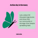 Luisa Neubauer Instagram – This is our message today: spread our message, we must be louder than hate 🫰🏼 We must stand together and keep each other safe.
Let’s collect 50k signatures TODAY! We can do it!
Abortion in Germany is not free.❤️
Women have to pay from their own pockets and this is putting them under economic and mental stress.
The women that come from vulnerable communities and can’t afford this are forced to find other solutions, sometimes this means seeking unsafe alternatives.
Together, we can change this. Together, we can ensure that women, no matter where they come from or who they are truly have access to abortion.
Abortion is basic health care.🩷🤍
Make abortion free in Germany and sign.
Share.🦋