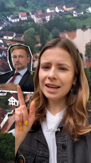 Luisa Neubauer Instagram - 🧐 Ok Leute, darüber müssen wir reden: Unser Finanzminister meint, für Klimaschutz sei kein Geld da – während es die Klimakrise ist, die extrem teure Hochwasserkatastrophen immer häufiger macht!

Klar ist doch: Vorausschauende Politik muss Wirtschaft und Menschen mit echtem Klimaschutz schützen. Denn das teuerste von allem ist eine eskalierende Klimakrise!

👉 Deshalb: 31.05. Klimastreik im ganzen Land! 💥