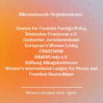 Luisa Neubauer Instagram – Frauenrechte sind Menschenrechte. 

Auf EU-Ebene gibt es gerade diesen historischen, jemals ersten Versuch, Frauenrechte wie u.a. Schutz vor digitaler Gewalt oder bessere Rechtsposition bei Vergewaltigungen, zu stärken und zu vereinheitlichen.

Doch der deutsche Justizminister Marco Buschmann, die deutsche Bundesregierung blockieren. Das ist nicht nachzuvollziehen.

Gemeinsam mit über 100 namhafte Frauen aus Politik, Kultur und Wirtschaft fordern wir unsere Rechte ein: 

Sehr geehrter Herr Buschmann, sehr geehrte Bundesregierung, wir appellieren dringend an Sie: Beenden Sie sofort Ihre Blockade-Haltung und stellen Sie sich nicht länger dem Schutz von Millionen von Frauen vor Gewalt in der EU entgegen.