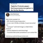 Luisa Neubauer Instagram - Demokratie hat man nicht, Demokratie lebt man. Und wie das aussieht, zeigen Menschen überall. Genau jetzt. ♥️ #zusammengegenrechts #HandinHand