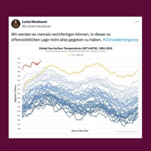 Luisa Neubauer Instagram - Uns gehen die Worte aus, für eine Welt, die Menschen so noch nicht erlebt haben. 💔 #ClimateJustice