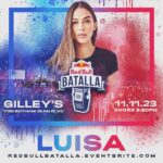 Luisa Rubino Instagram - yooooo! ♥️ once again i’m soooo happy to announce ya’ll i’ll be casting at @redbullbatalla USA Final 2023 on November 11th in Dallas, Tx. can’t waaait it’s gonna be littt! -go get ur tickets now to see who will be the next USA 2023 champ and also a special performance by the king of kings @akapellahh ✨at: http://redbullbatalla.eventbrite.com/ See you thereeeeee! 🫶🏻
