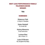 Luisa d'Oliveira Instagram - Thank you for the Leo nomination for “My Daughter My Baby” aka “The Surrogate Scandal!” This was such a fun project with such lovely people, I loved every minute of making it. So many wonderful people and wonderful friends on these lists 🤩 congratulations to all the nominees! @leoawardsbc @imotopro #leoawards2023