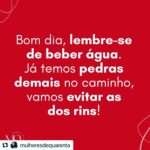 Luiza Tomé Instagram – Bom dia meus amores, li isso é achei super necessário . Se cuidem e muita água ❤️🙏