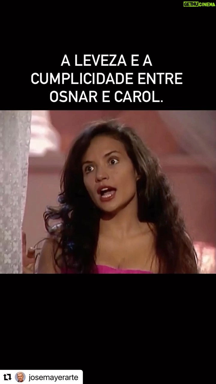 Luiza Tomé Instagram - #tbt de uma novela eterna e maravilhosa . @aguinaldofsilva Meu querido parceiro de cena @josemayerarte Osmar e Carol . #novela #tieta