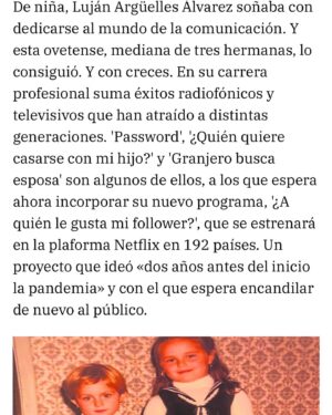Luján Argüelles Instagram - Una entrevista preciosa que agradezco mucho a mis compañeros de @elcomerciodigit #mitierra #asturias #pasion #fortaleza #somosvikingos