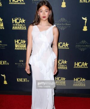 Lukita Maxwell Instagram - had the loveliest night presenting best director at the HCAs with @christabmiller MY QUEEN. 

thank you @commission_official for dressing me xx

styling : @cryoungin 
hair: @dereksyuen 
mu: @amberdmakeup 
jewels: @mariatash @aliweissjewelry @hirotakajewelry

<3 @marlafarrell @stephanievkazanjian
