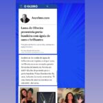 Luma de Oliveira Instagram - Um ótimo lugar para uma joia que tem tanto simbolismo pra mim: com Vilma Nascimento! A maior de todas as Porta-Bandeiras! Uma mulher gigante em sua arte e como ser humano. Desfilamos juntas por alguns anos na Tradição, história longa e boa das memórias dos carnavais. ❤️🦢🦅 ( meu ano na Portela foi 2009)