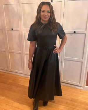Luna Lauren Velez Instagram - And sometimes there’s …#leather
Thank you @jareddepriest @makeupbykerry @safiyaa_official @stuartweitzman #spiderverse #pressday #sagnominatingcommittee #leather #actorslife #love✨