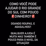 Luna Di Instagram – PROCUREM PONTOS DE DOAÇÃO PARA O RS MAIS PRÓXIMO DA SUA CIDADE.