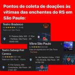 Luna Di Instagram – 🚨🚨🚨 Vc de São Paulo que puder fazer doações de itens de higiene pessoal, roupas íntimas, shampoo, condicionador, desodorante, agasalhos, e cestas básicas por favor!! Façam suas doações🌹 

No post mostra alguns pontos em que estão recolhendo.🙏🏻